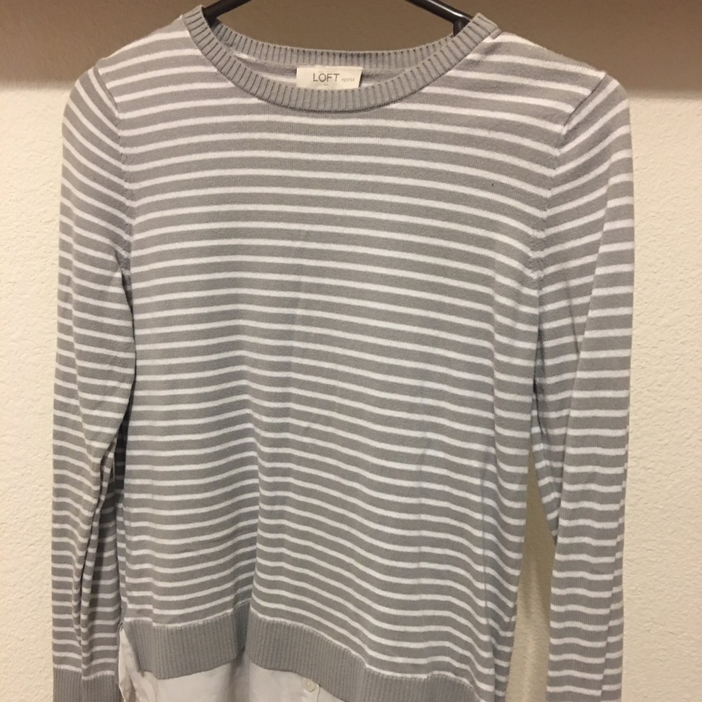 The LOFT striped work shirt